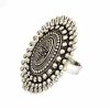 Karatique Oval Shape Oxidised Silver Finger Ring For Girl/Women Brass Ring | Save 33% - Rajasthan Living 10