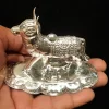 Silver Kamdhenu Cow Vintage sculpture | Save 33% - Rajasthan Living 11