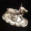 Silver Kamdhenu Cow Vintage sculpture | Save 33% - Rajasthan Living 13