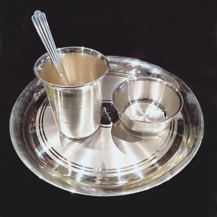 Silver Baby Dinner Set | Save 33% - Rajasthan Living 5