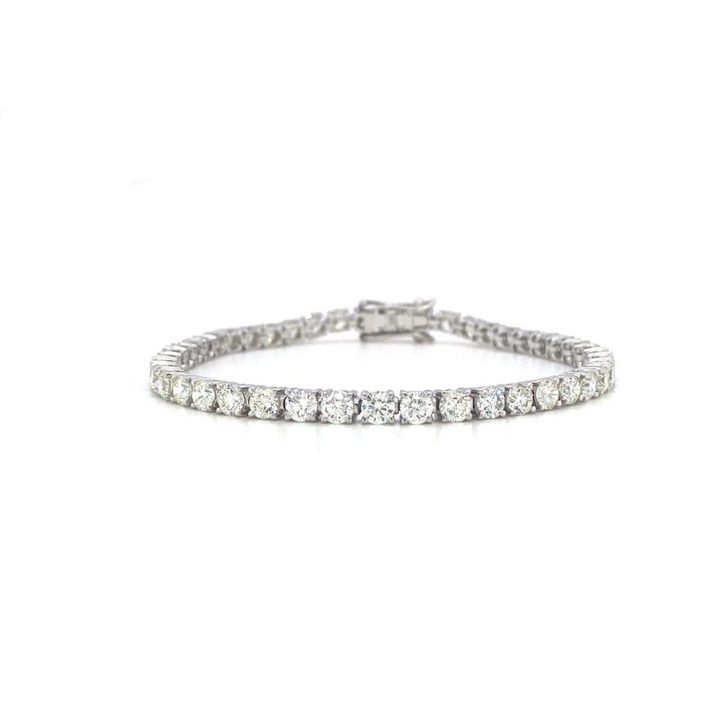 Diamond Bracelet in 14K White Gold | Save 33% - Rajasthan Living