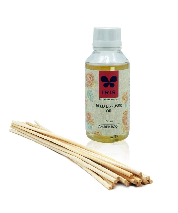 IRIS Home Fragrance Amber Rose Reed Diffuser Refill 1 Unit of 100ml | Save 33% - Rajasthan Living 5