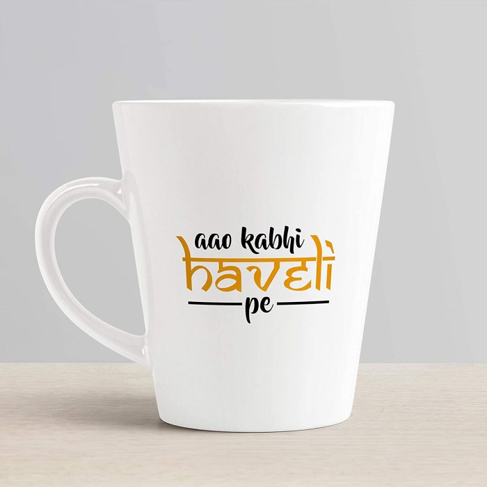 Aj Prints Aao Kabhi Haveli Pe Printed Conical Coffee Mug- Funny Coffee Mug -Gift for Him/Her | Save 33% - Rajasthan Living 6