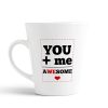 Aj Prints Inspirational Quote,You Me Awesome Printed Conical Latte Coffee Mug, 12Oz White Ceramic Mug – Gift for Friends and Family | Save 33% - Rajasthan Living 9