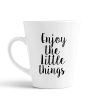 Aj Prints Inspiration Quotes Conical Coffee Mug-Enjoy The Little Things Printed Ceramic Coffee Mug- 12Oz- White | Save 33% - Rajasthan Living 9