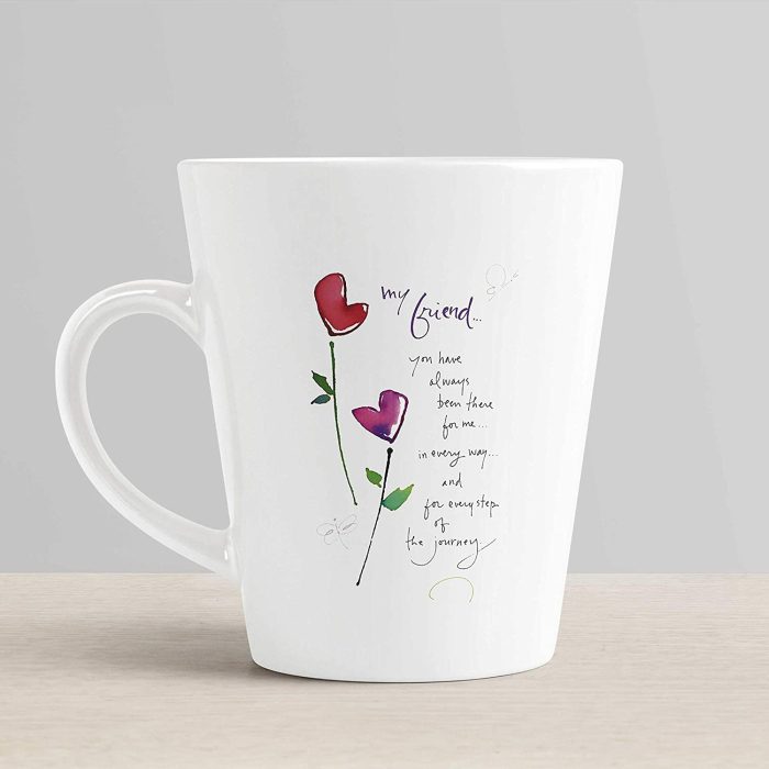 Aj Prints Inspirational Quote 12 oz Conical Coffee Mug- Best Friends Mug – Friend Gift Family, Wife, Sister | Save 33% - Rajasthan Living 6