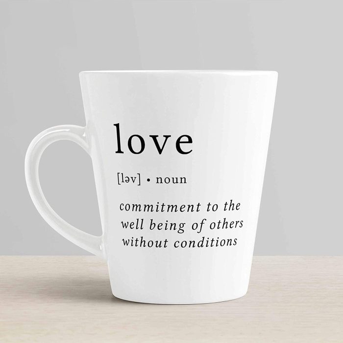 Aj Prints Meaning of Love Latte Coffee Mug Ceramic Novelty Mug/Cup Gift for Him/Her 12oz | Save 33% - Rajasthan Living 6