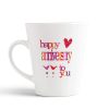 Aj Prints Happy Anniversary to You Cute Printed Conical Coffee Mug-350ml Milk Mug for Husband, Wife | Save 33% - Rajasthan Living 9