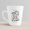 Aj Prints Don’t Judge me. I was Born to be Awesome not Perfect Printed Conical Coffee Mug- Attitude Quote Milk Mug- 12Oz | Save 33% - Rajasthan Living 10