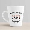 Aj Prints World’s Okayest Employee Printed Conical Coffee Mug, FunnyWork Office Quote Tea Cup- Gift for Employee | Save 33% - Rajasthan Living 10