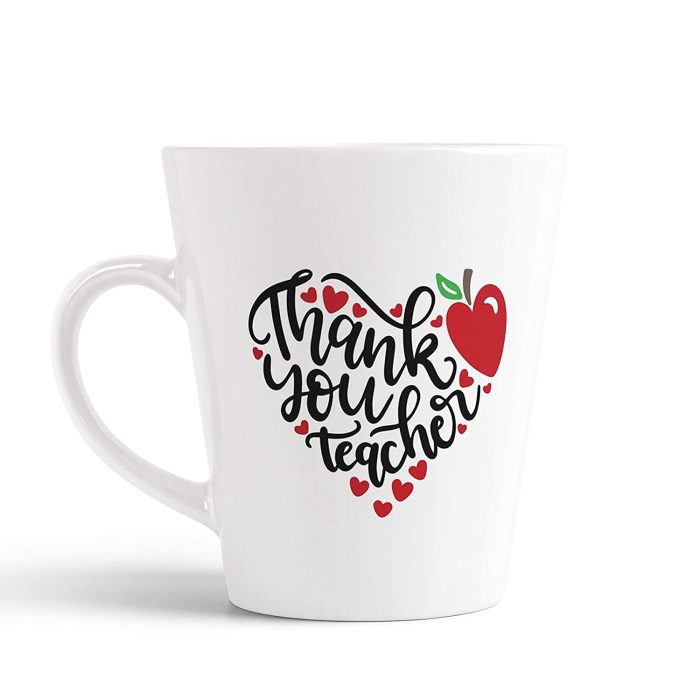 Aj Prints Teachers Day Quotes Conical Coffee Mug- Thank You Teacher Printed Coffee Mug | Save 33% - Rajasthan Living 5