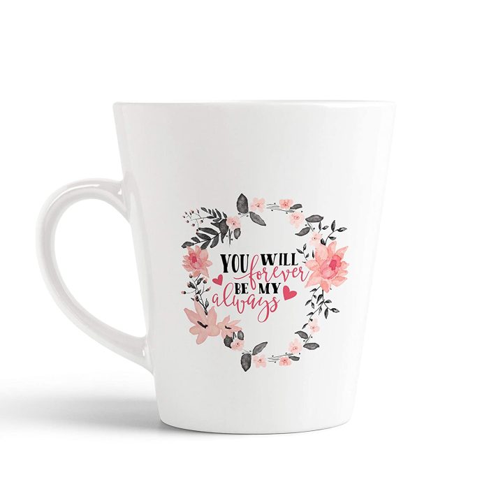 Aj Prints You Will Forever be My Always Printed Conical Coffee Mug- Gift for Couple, Him/Her | Save 33% - Rajasthan Living 5