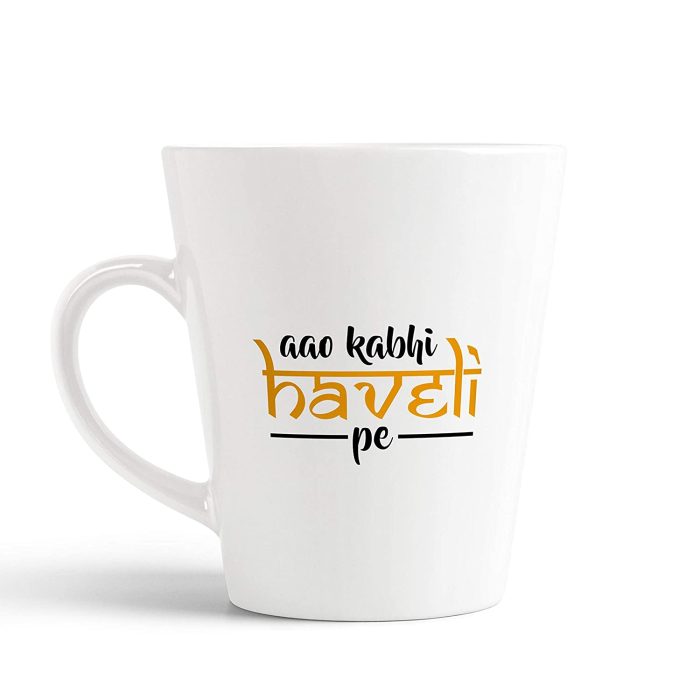 Aj Prints Aao Kabhi Haveli Pe Printed Conical Coffee Mug- Funny Coffee Mug -Gift for Him/Her | Save 33% - Rajasthan Living 5