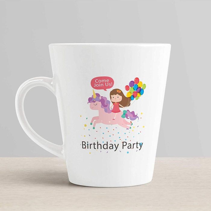 Aj Prints Come Join Us Birthday Party Printed Conical Coffee Mug- Birthday Quotes Mug- White | Save 33% - Rajasthan Living 6