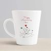 Aj Prints Cute Couple Printed Anniversary Conical Coffee Mug-350ml Milk Mug,White Tea Cup | Save 33% - Rajasthan Living 10