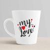 Aj Prints My Love Printed Conical Coffee Mug- White Coffee Mug Gift for Couple, Husband, Wife | Save 33% - Rajasthan Living 10
