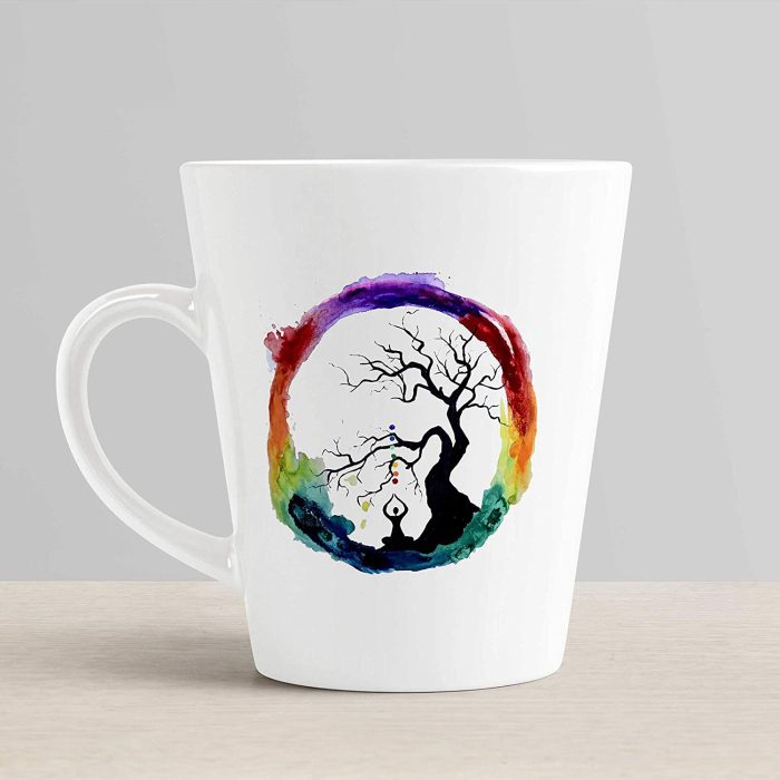 Aj Prints Yoga Conical Coffee Mug- Unique Coffee Mug Coffee Cup Tea Cup- 12Oz Gift for Him/Her | Save 33% - Rajasthan Living 6