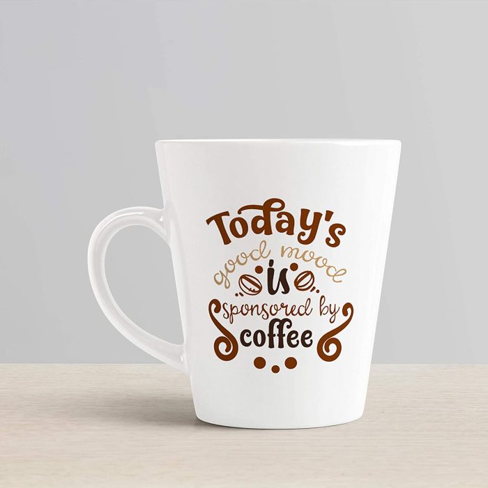 Aj Prints Today Good Mood Printed Conical Coffee Mug- 12Oz Coffee Mug- Gift for Him/Her | Save 33% - Rajasthan Living 6