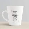 Aj Prints I Dont Think Outside Quotes Printed Conical Coffee Mug- Gift for Him/Her | Save 33% - Rajasthan Living 10