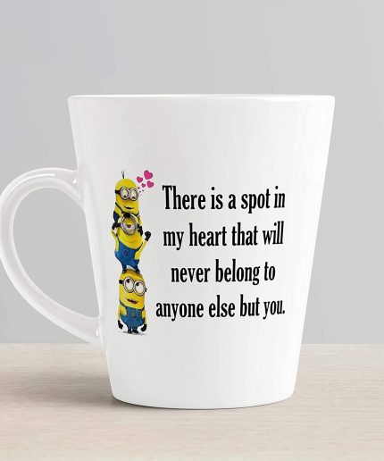 Aj Prints Love Quotes Cartoon Conical Coffee Mug- Funny Mug for Milk, Coffee, Tea 350ml Mug Gift for Friend, Boyfriend, Husband | Save 33% - Rajasthan Living 3