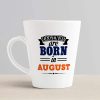 Aj Prints Legends are Born in August Latte Coffee Mug Birthday Gift for Brother, Sister, Mom, Dad, Friends- 12oz (White) | Save 33% - Rajasthan Living 11