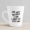 Aj Prints I’m Not Weird I Am Limited Edition Printed Conical Coffee Mug- Typography Tea Cup, Gift for Brother, Sister | Save 33% - Rajasthan Living 10