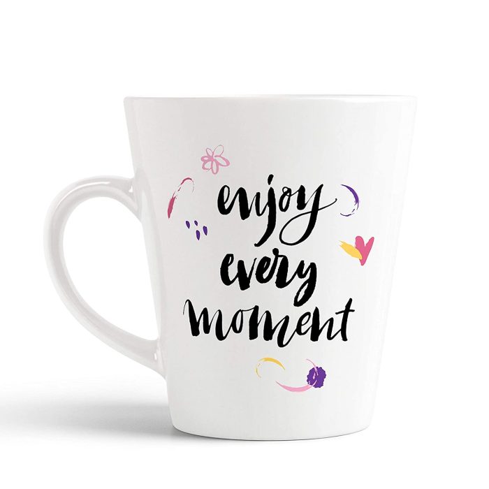 Aj Prints Enjoy Every Moment Printed Conical Coffee Mug- Gift for Him/Her | Save 33% - Rajasthan Living 5