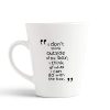 Aj Prints I Dont Think Outside Quotes Printed Conical Coffee Mug- Gift for Him/Her | Save 33% - Rajasthan Living 9