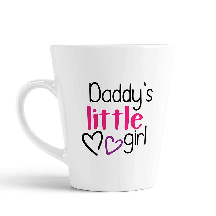 Aj Prints Daddy’s Little Girl Conical Coffee Mug- 12Oz- Funny Mug- Ideal Gift for Daddy and Daughter Mug | Save 33% - Rajasthan Living 5