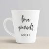 Aj Prints Love Yourself More – Motivational White Latte Coffee Mug A Great Gift Idea, 12 oz Ceramic Cup | Save 33% - Rajasthan Living 11