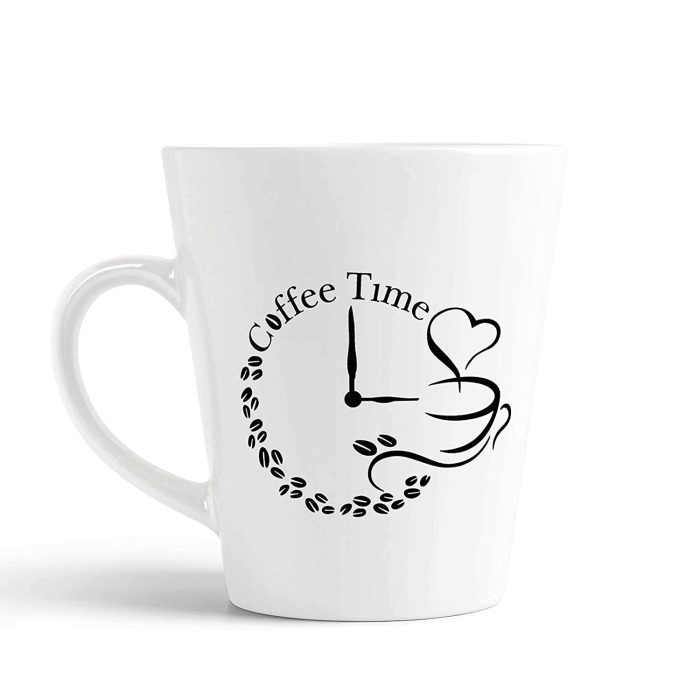 Aj Prints Coffee Time Cute Coffee Latte Mug Ceramic Cup Gift for Birthday 12oz | Save 33% - Rajasthan Living 5