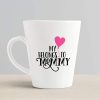 Aj Prints Mom Quotes Printed Conical Coffee Mug- My Heart Belong to Mommy Printed Coffee Mug | Save 33% - Rajasthan Living 10
