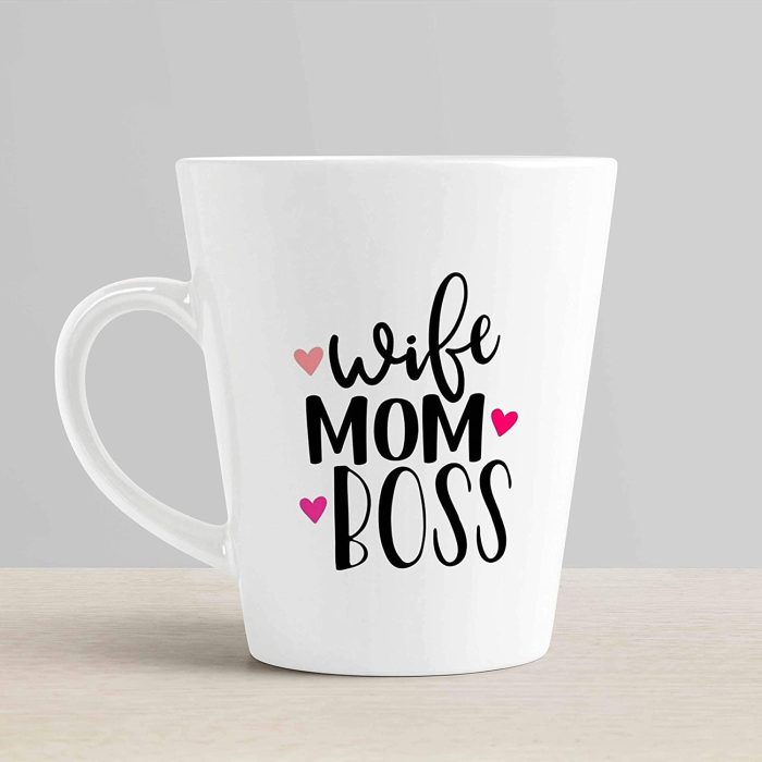 Aj Prints Funny Wife, Mom, Boss Printed Coffee Latte Mug Tea Cup Gift for Mom 12oz | Save 33% - Rajasthan Living 6
