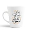 Aj Prints Don’t Judge me. I was Born to be Awesome not Perfect Printed Conical Coffee Mug- Attitude Quote Milk Mug- 12Oz | Save 33% - Rajasthan Living 9