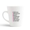 Aj Prints Motivational and Famous Quotes Conical Coffee Mug- 12Oz Mug- Gift for Sister, Friends, Brother | Save 33% - Rajasthan Living 9