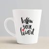 Aj Prints Follow Your Heart Printed Conical Coffee Mug- Love Quotes Coffee Mug, Gift for Boyfriend, Girlfriend | Save 33% - Rajasthan Living 10