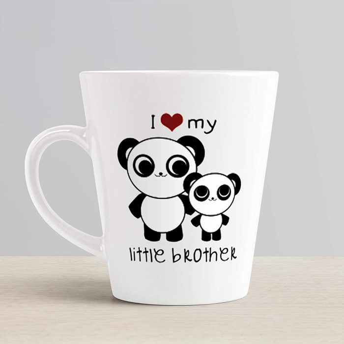 Aj Prints I Love My Little Brother (Cute Panda) Printed Conical Coffee Mug-The Best Gift for Brother-12Oz-Tea Cup | Save 33% - Rajasthan Living 6