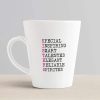 Aj Prints Motivational and Famous Quotes Conical Coffee Mug- 12Oz Mug- Gift for Sister, Friends, Brother | Save 33% - Rajasthan Living 10