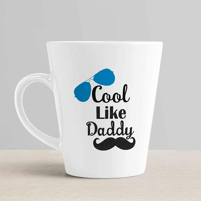 Aj Prints Cool Like Daddy Printed Conical Coffee Mug- Funny Mug, Gift for Father’s Day,White- 12Oz Ceramic Milk Mug | Save 33% - Rajasthan Living 6