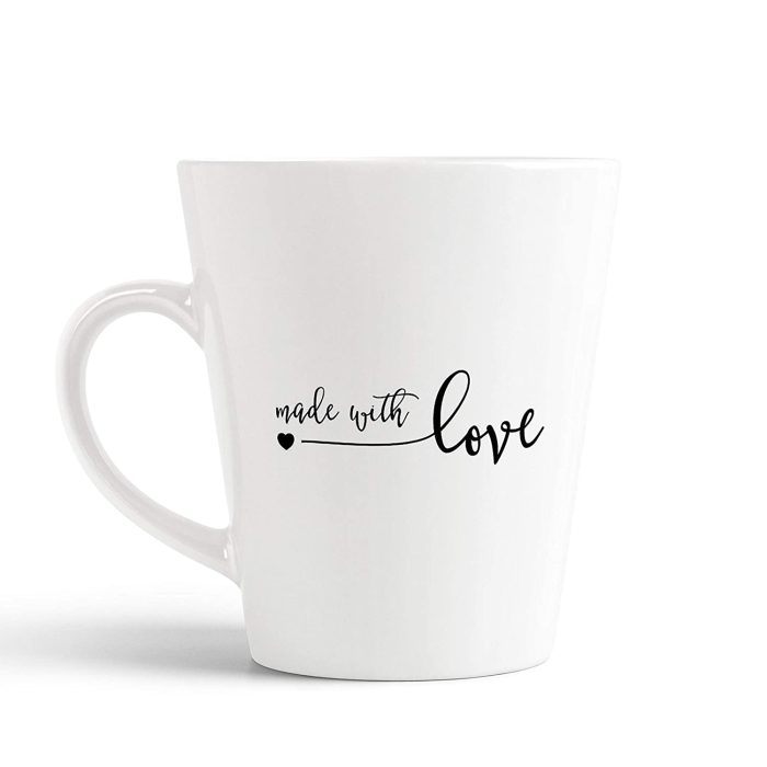 Aj Prints Made with Love Coffee Mug Ceramic 12oz Latte Cup Makes a Great Gift for Your Loved Ones | Save 33% - Rajasthan Living 5