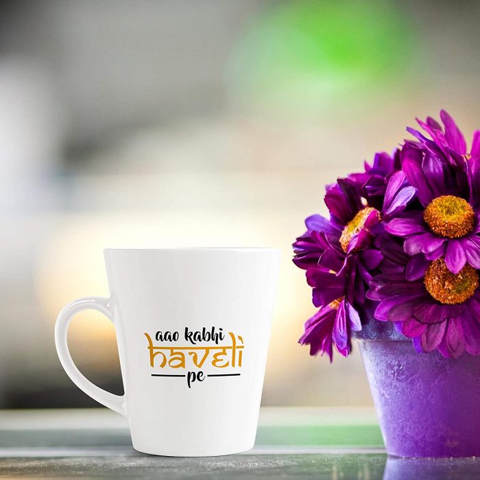 Aj Prints Aao Kabhi Haveli Pe Printed Conical Coffee Mug- Funny Coffee Mug -Gift for Him/Her | Save 33% - Rajasthan Living 7