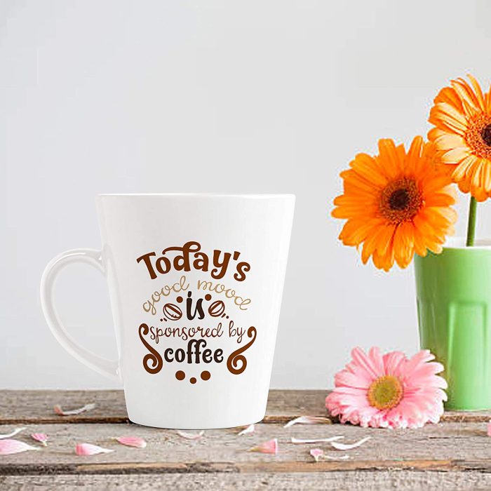 Aj Prints Today Good Mood Printed Conical Coffee Mug- 12Oz Coffee Mug- Gift for Him/Her | Save 33% - Rajasthan Living 7