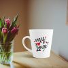 Aj Prints My Love Printed Conical Coffee Mug- White Coffee Mug Gift for Couple, Husband, Wife | Save 33% - Rajasthan Living 11
