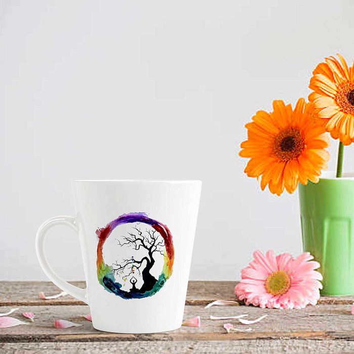 Aj Prints Yoga Conical Coffee Mug- Unique Coffee Mug Coffee Cup Tea Cup- 12Oz Gift for Him/Her | Save 33% - Rajasthan Living 7