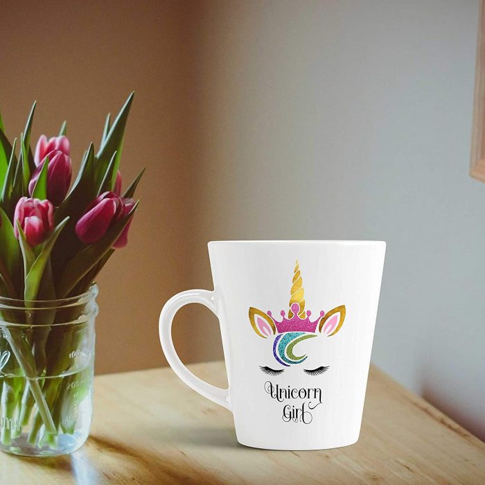 Aj Prints Beautiful Unicorn Head Printed Conical Coffee Mug-Tea Cup Best Birthday Gift for Unicorn Lover | Save 33% - Rajasthan Living 7