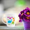 Aj Prints Funny Dinosour Printed Conical Coffee Mug- White Ceramic Coffee Mug- 12Oz Milk Mu | Save 33% - Rajasthan Living 11