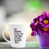 Aj Prints Love Quotes Conical Coffee Mug- Hey,I Wanted to Tell You, That Smile of Yours Drives me Crazy Printed Mug- Gift for Couple, Girlfriend, Wife | Save 33% - Rajasthan Living 11