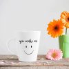 Aj Prints Happiness Quote Conical Latte Mug-You Make me Smile Printed Coffee Mug-12Oz Milk Mug for His and Her | Save 33% - Rajasthan Living 11
