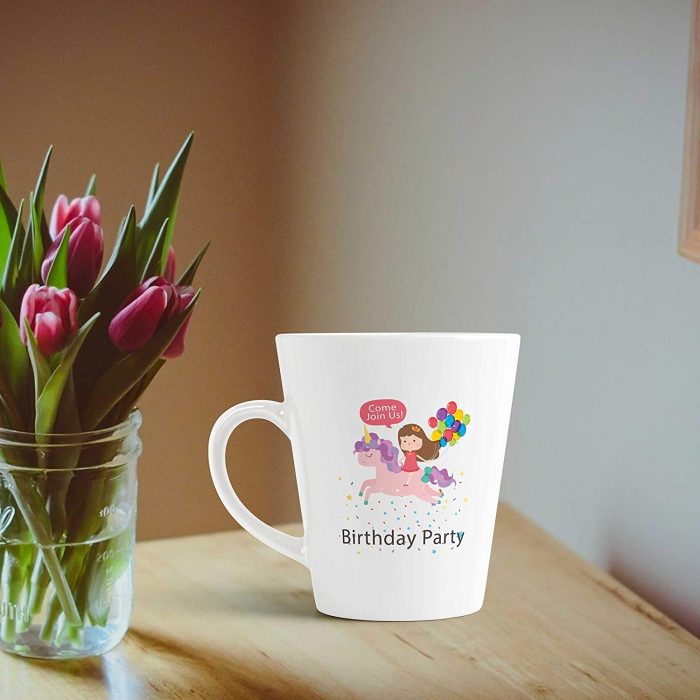Aj Prints Come Join Us Birthday Party Printed Conical Coffee Mug- Birthday Quotes Mug- White | Save 33% - Rajasthan Living 7