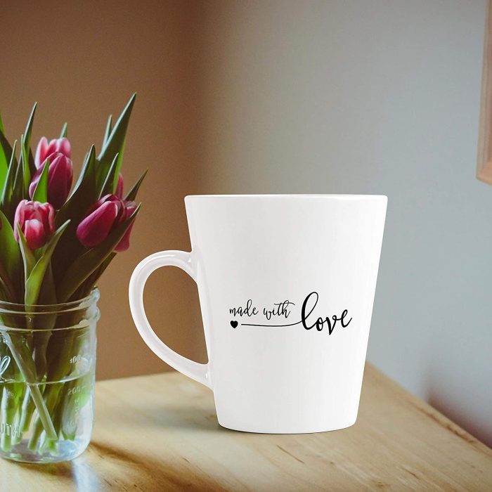 Aj Prints Made with Love Coffee Mug Ceramic 12oz Latte Cup Makes a Great Gift for Your Loved Ones | Save 33% - Rajasthan Living 6